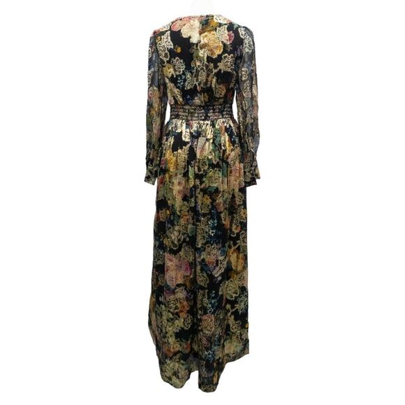 Hemant and Nandita Rafa Maxi Dress in Black Medium  New with tags! - Picture 4 of 13